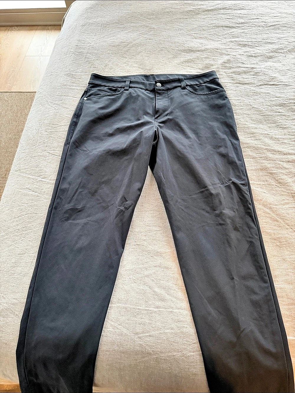 Lululemon ABC Slim-Fit 5-Pocket Pant Men's Black Pants